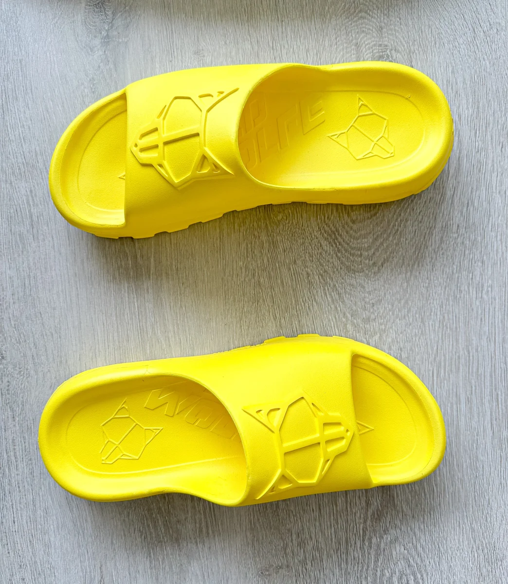 NAKED WOLFE Yellow Tommy Waterproof Sandals Slide - Imagen 3