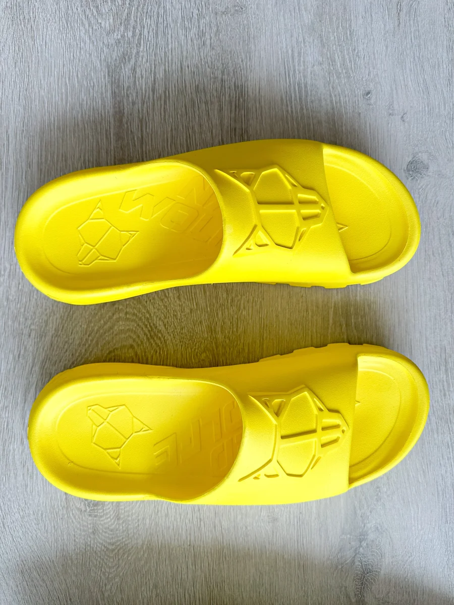NAKED WOLFE Yellow Tommy Waterproof Sandals Slide - Imagen 4