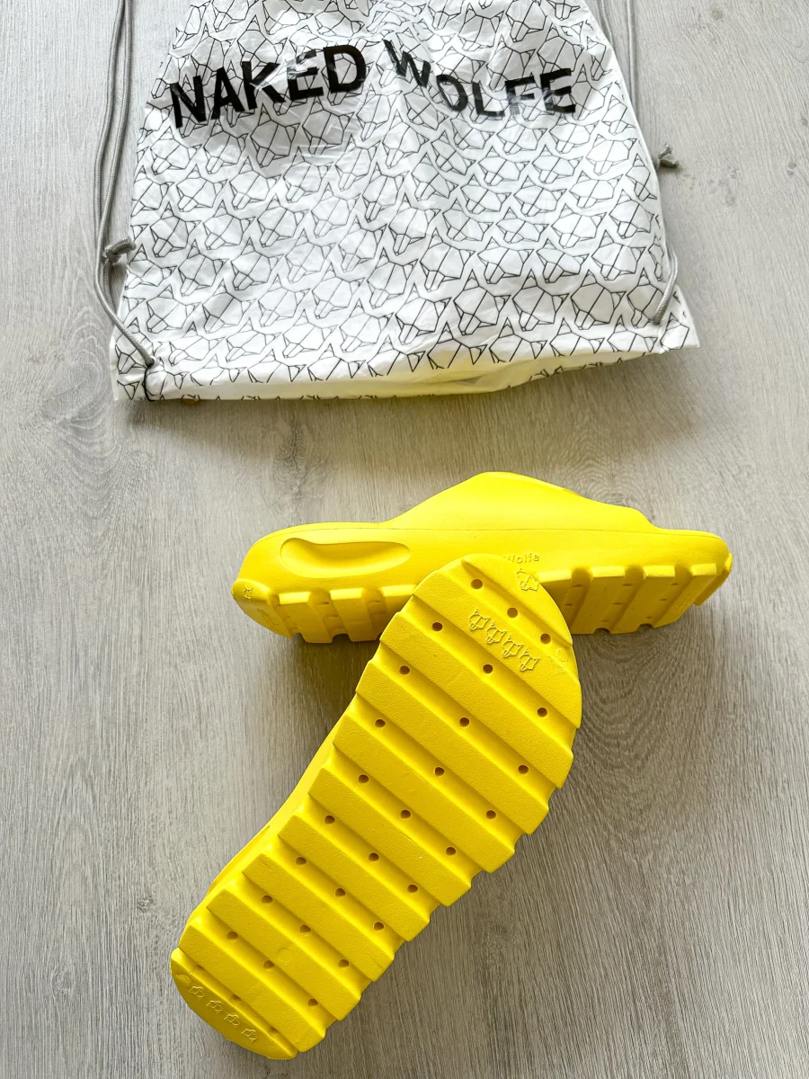 NAKED WOLFE Yellow Tommy Waterproof Sandals Slide - Imagen 6