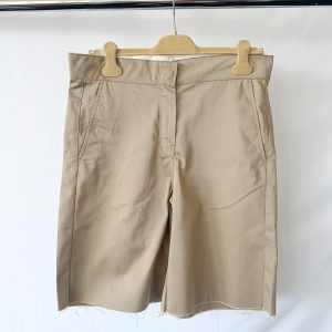 Palm Angels Beige Chino Cut Off Shorts
