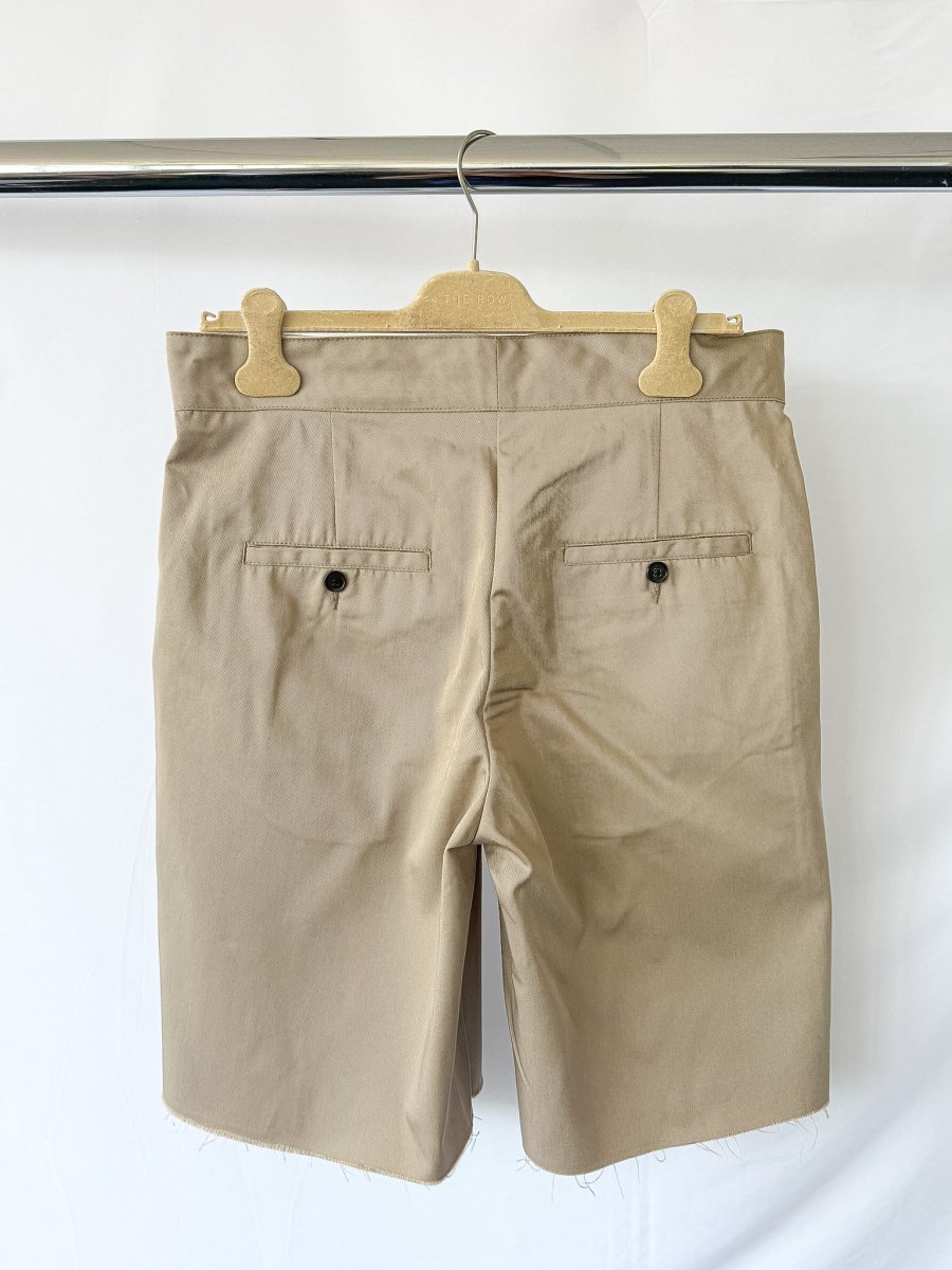 Palm Angels Beige Chino Cut Off Shorts - Imagen 3