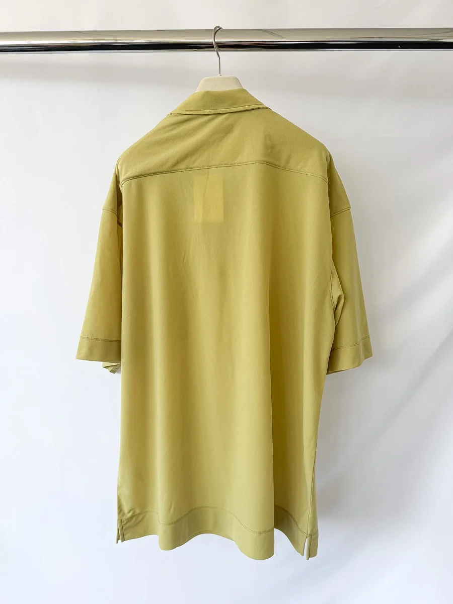 Dries Van Noten Hele Pistachio Green Oversized Polo Shirt - Imagen 3