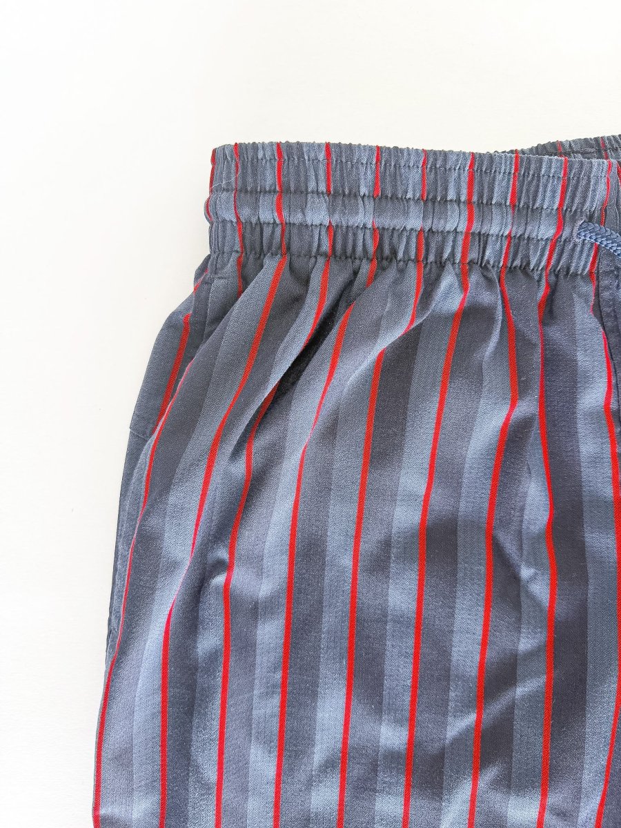 Derek Rose Swim Shorts Dark Grey Red Striped - Imagen 5