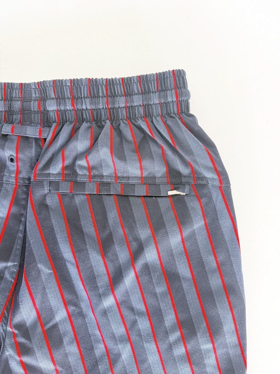 Derek Rose Swim Shorts Dark Grey Red Striped - Imagen 7