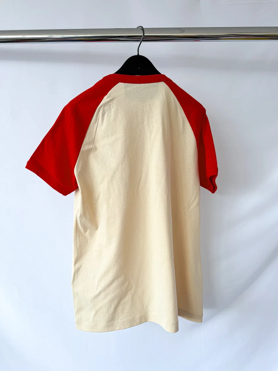 Valentino Chez Red Beige Tee Shirt - Imagen 4