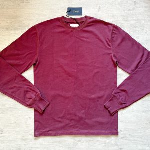 Drake's Burgundy Long Sleeve Hiking Tee Shirt