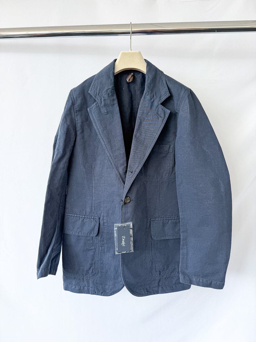 Drake's MK1 Cotton Linen Games Blazer Jacket - Imagen 2