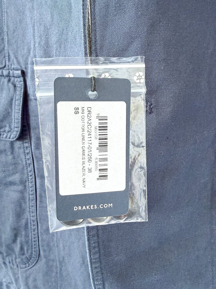 Drake's MK1 Cotton Linen Games Blazer Jacket - Imagen 5
