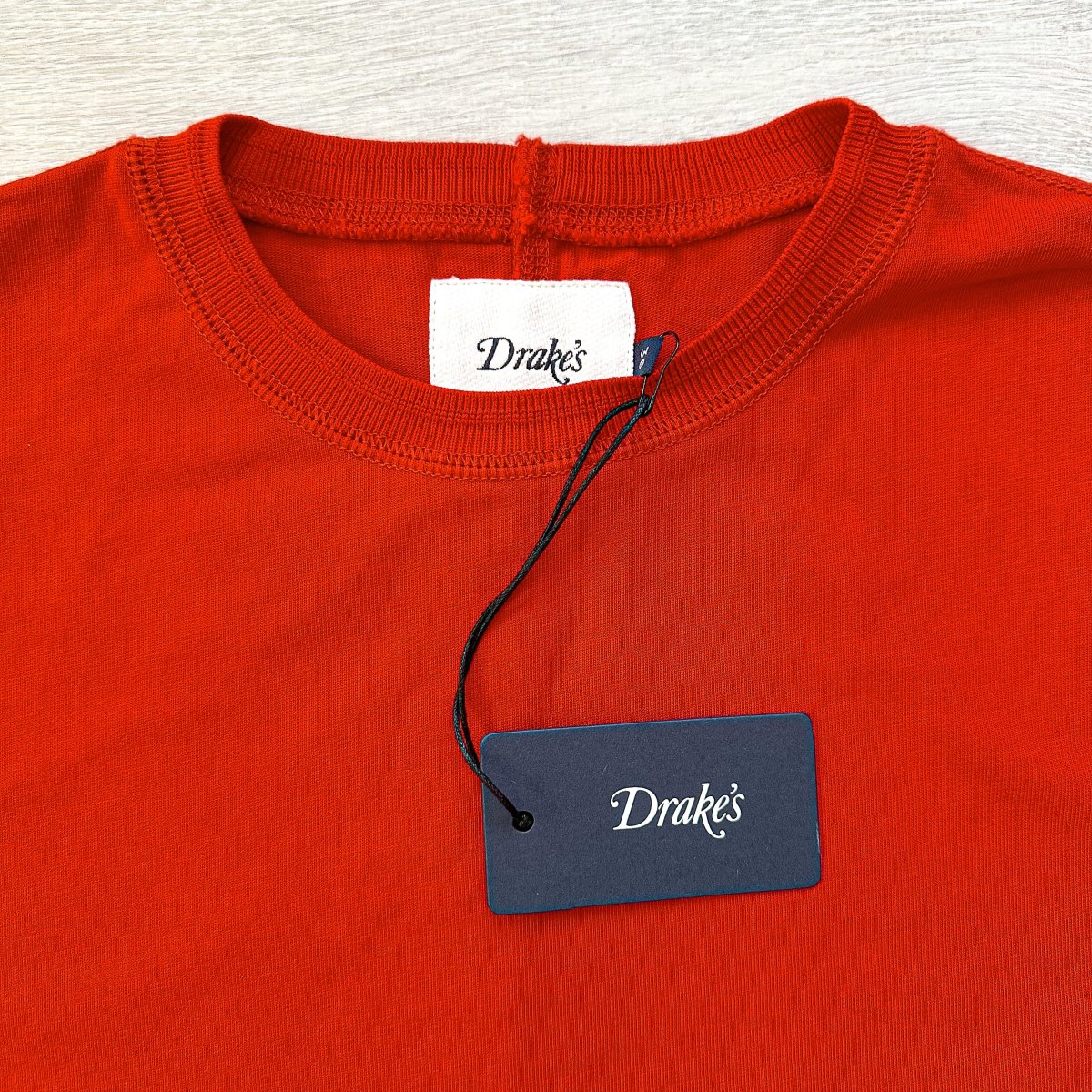 Drake's Red Long Sleeve Hiking Tee Shirt - Imagen 6