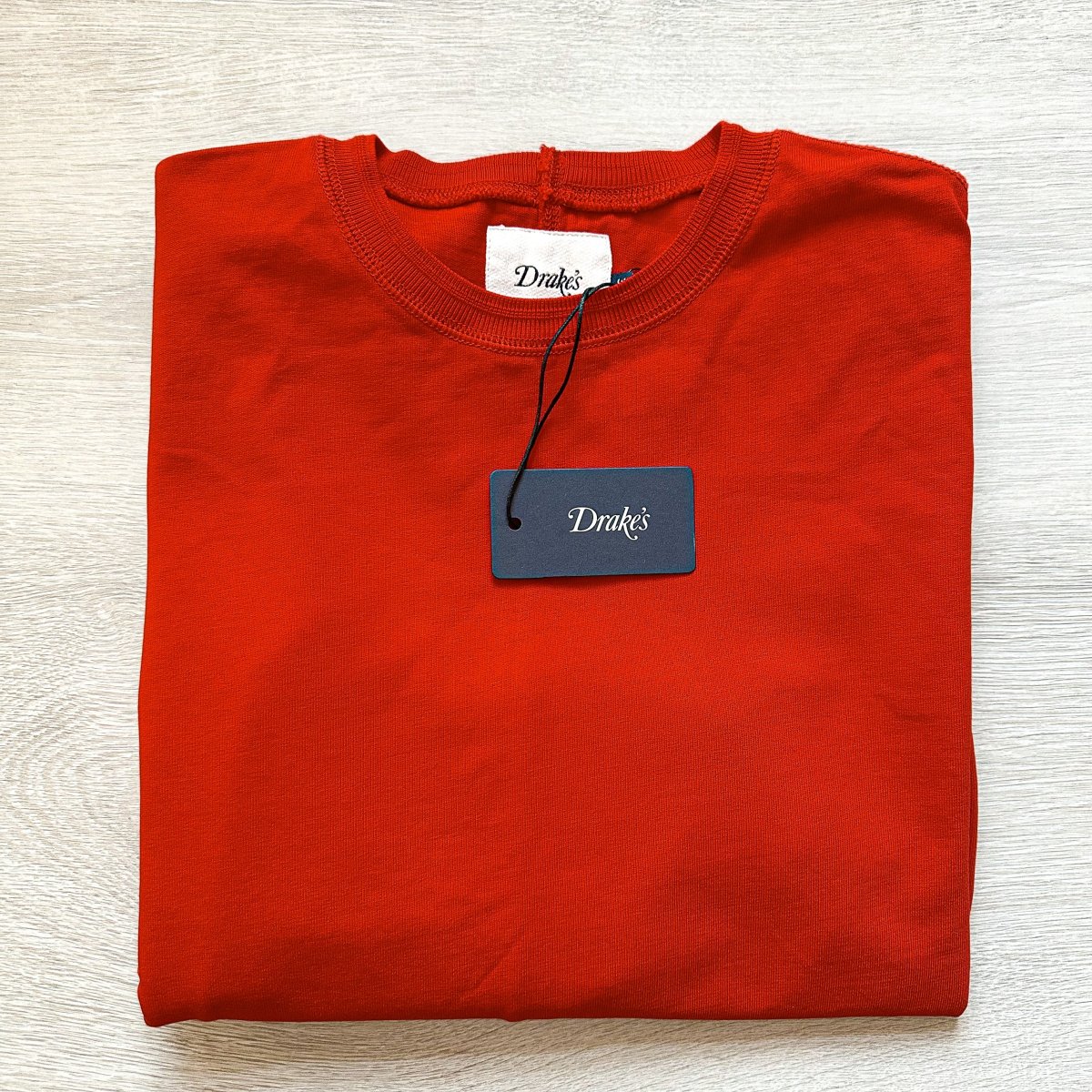 Drake's Red Long Sleeve Hiking Tee Shirt - Imagen 9