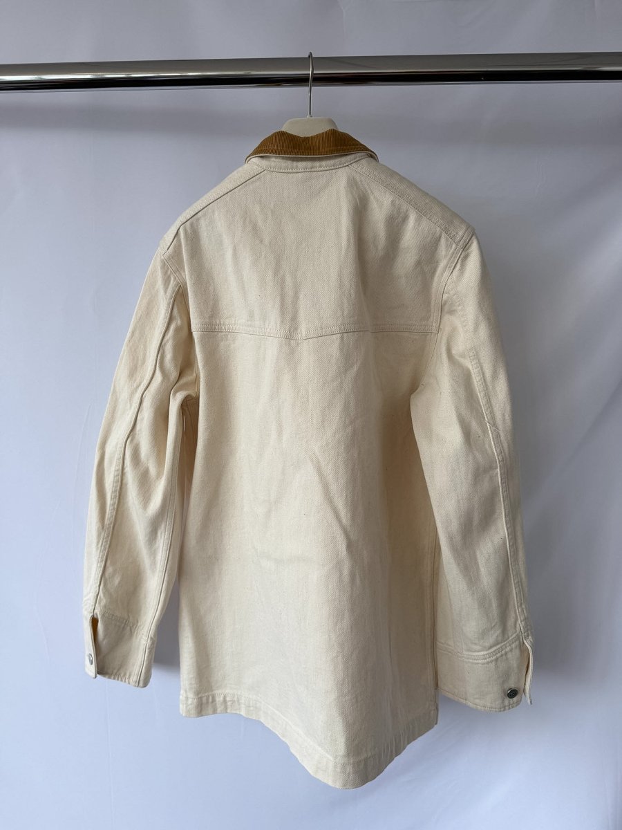 Drake's Western Chore Jacket Ecru - Imagen 3