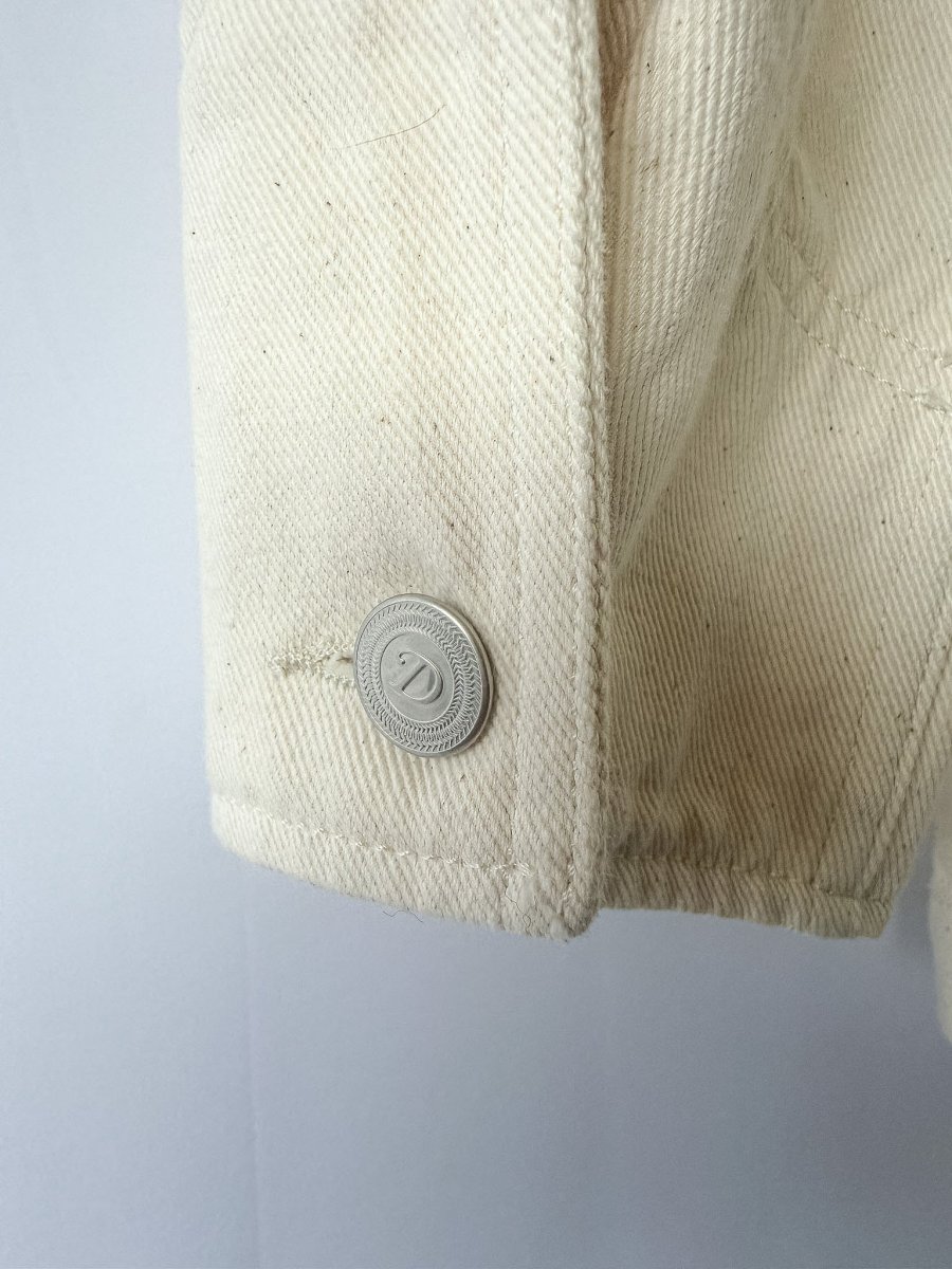 Drake's Western Chore Jacket Ecru - Imagen 8