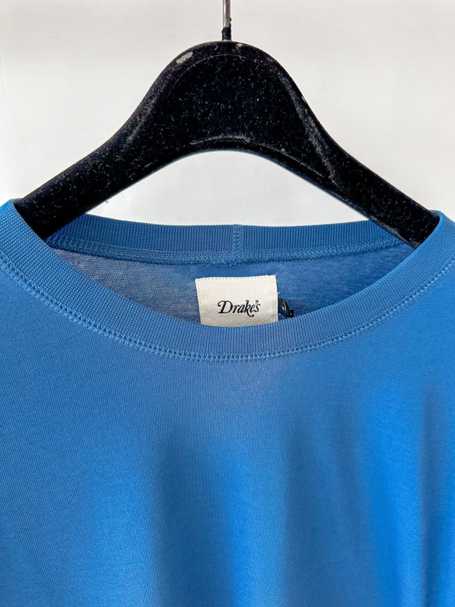 Drake's Dutch Blue Short Sleeve Hiking Tee Shirt - Imagen 4