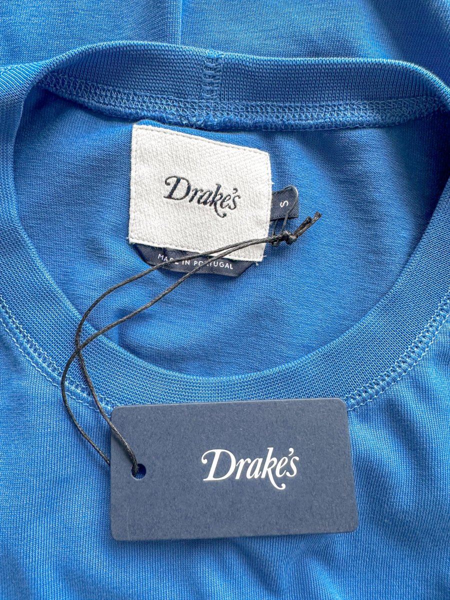 Drake's Dutch Blue Short Sleeve Hiking Tee Shirt - Imagen 5