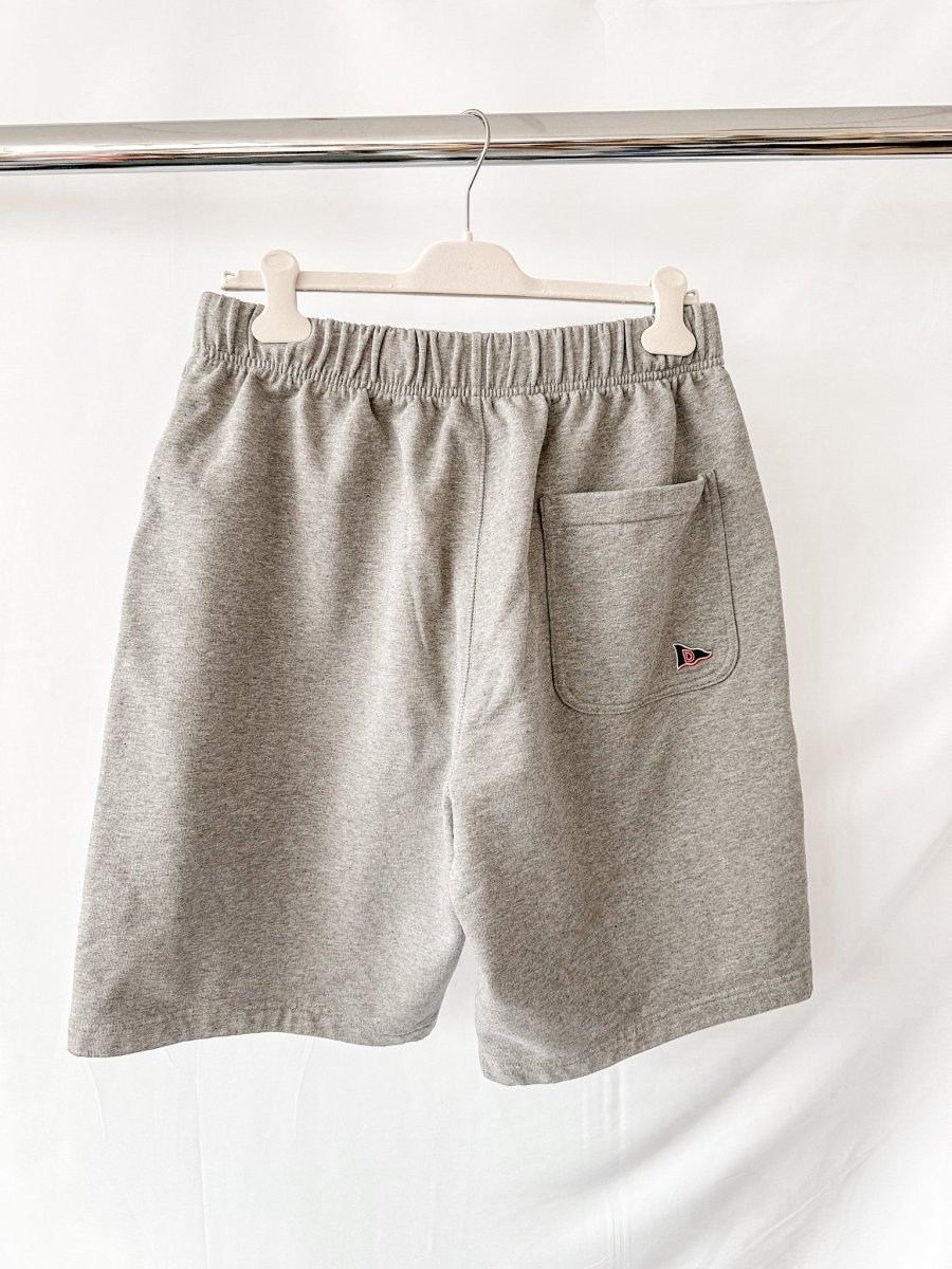 Drake's Grey Cotton D Flag Emblem Jogger Shorts - Imagen 5