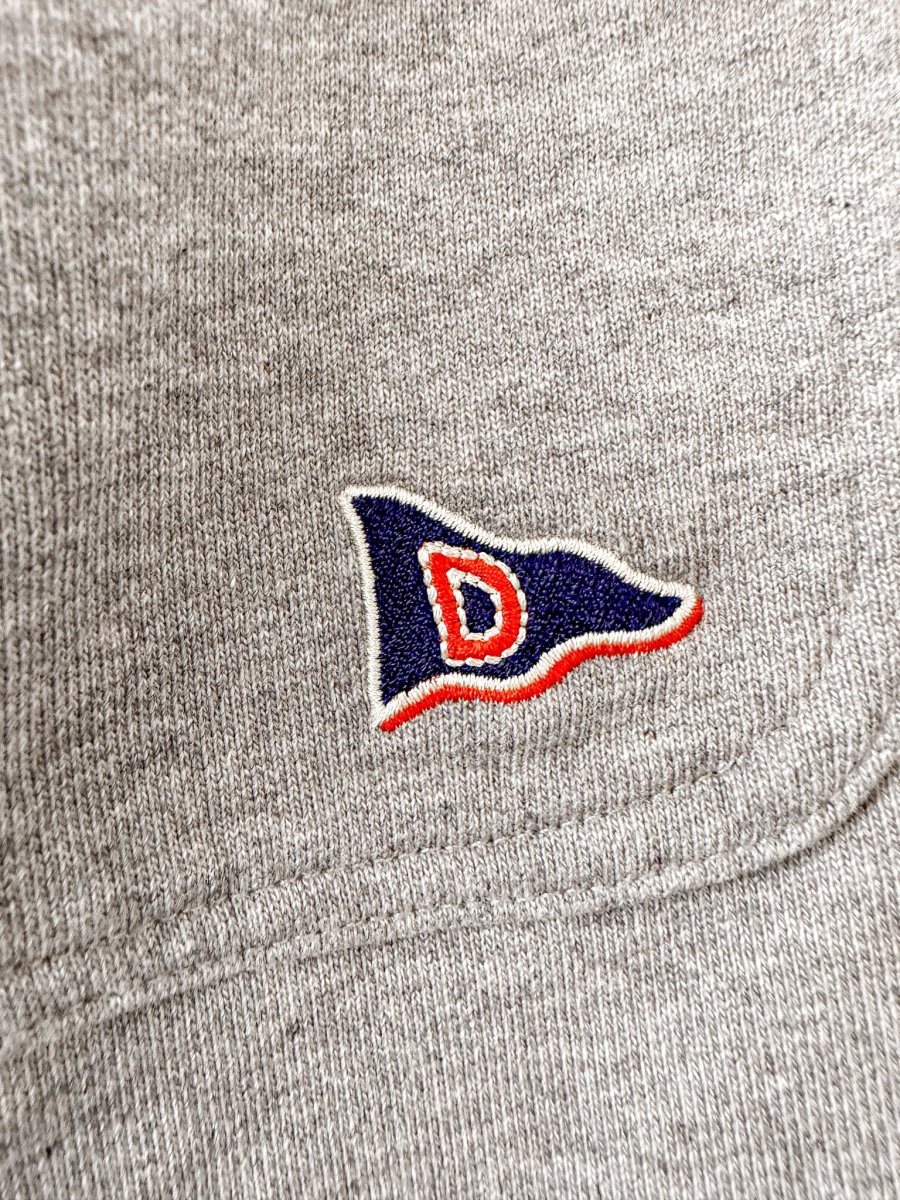Drake's Grey Cotton D Flag Emblem Jogger Shorts - Imagen 6