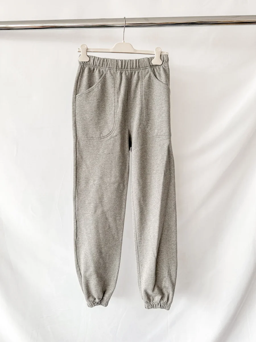 Drake's Grey D Flag Emblem Pocket Detail Cotton Jogger Bottoms - Imagen 2