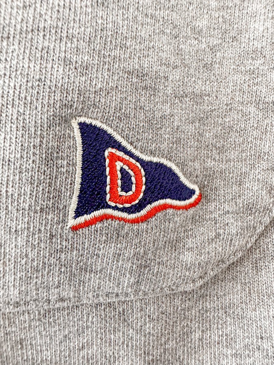 Drake's Grey D Flag Emblem Pocket Detail Cotton Jogger Bottoms - Imagen 5