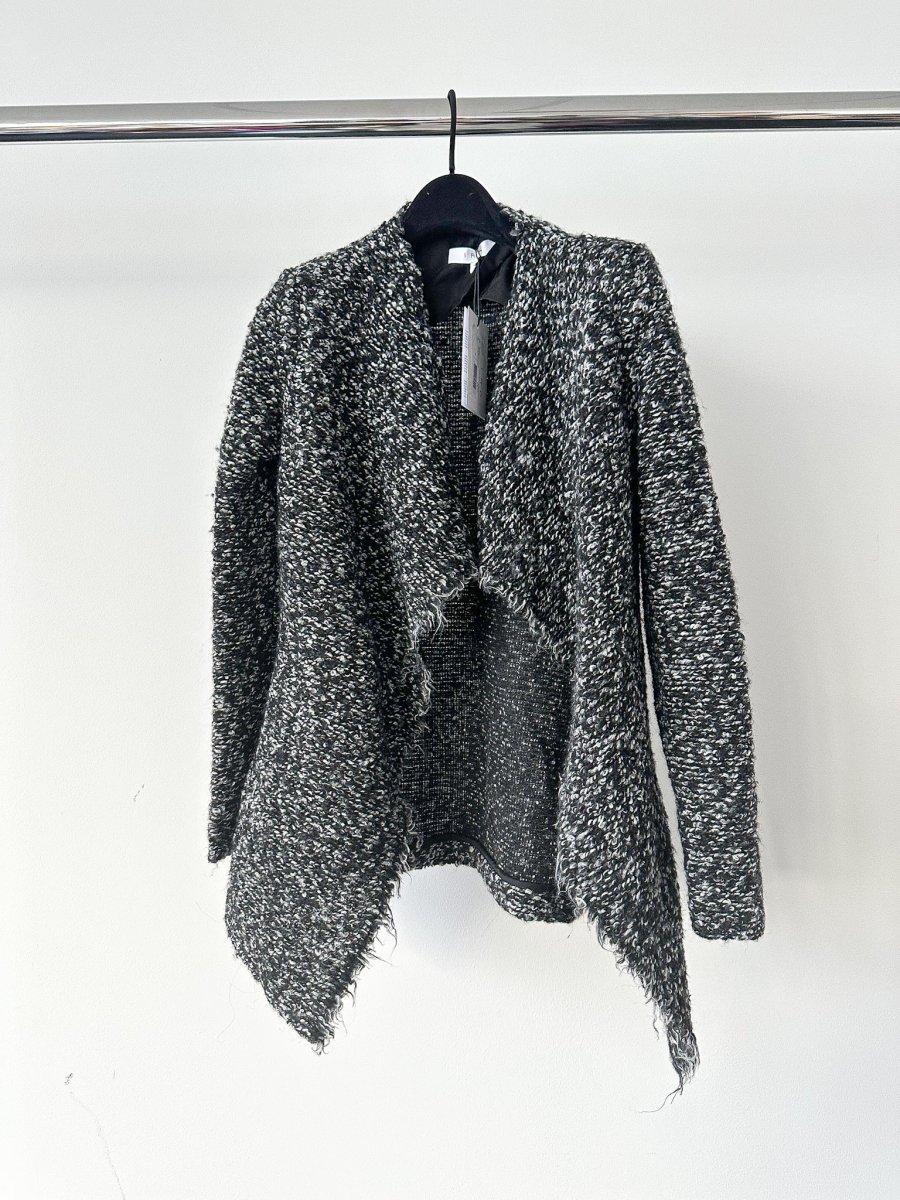 IRO Boucle Campi Drape Knit Jacket