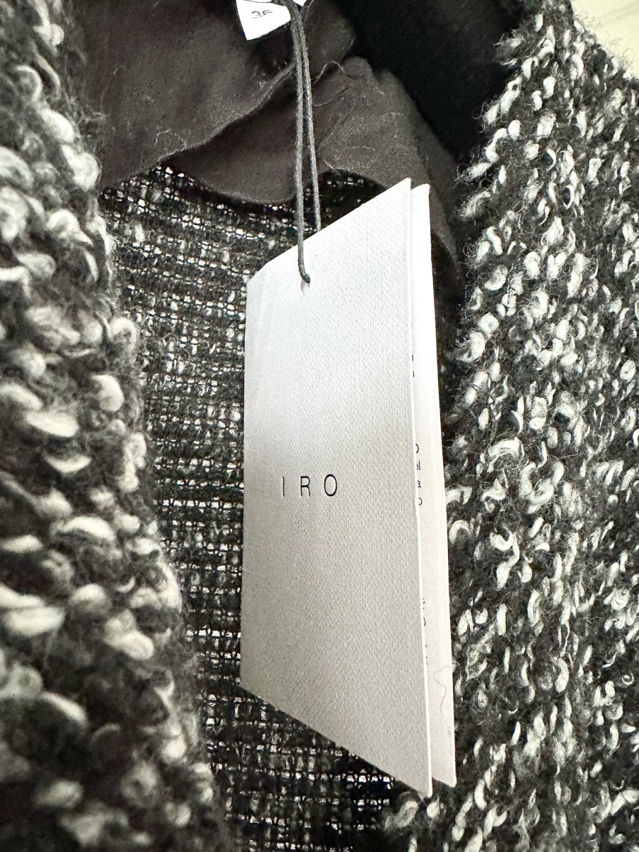 IRO Boucle Campi Drape Knit Jacket - Imagen 6