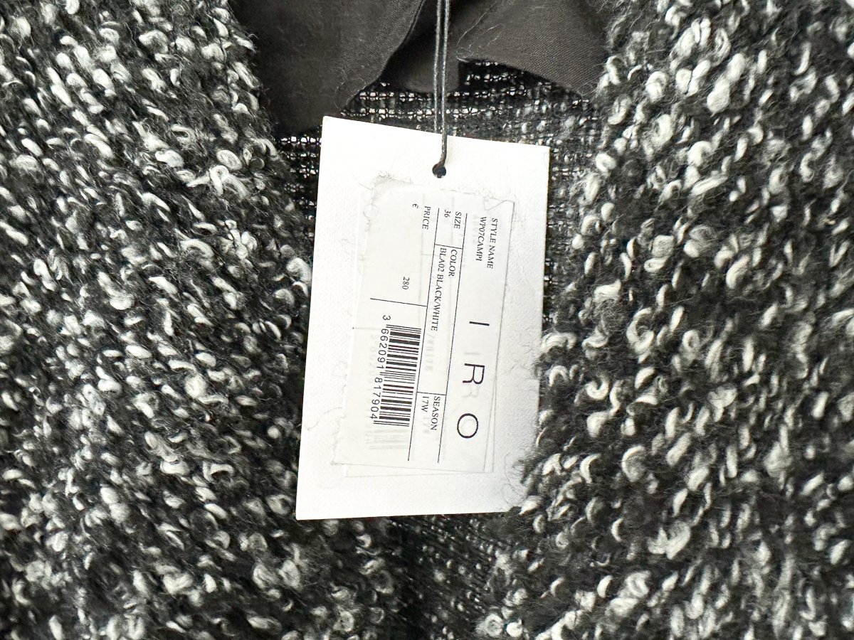 IRO Boucle Campi Drape Knit Jacket - Imagen 7