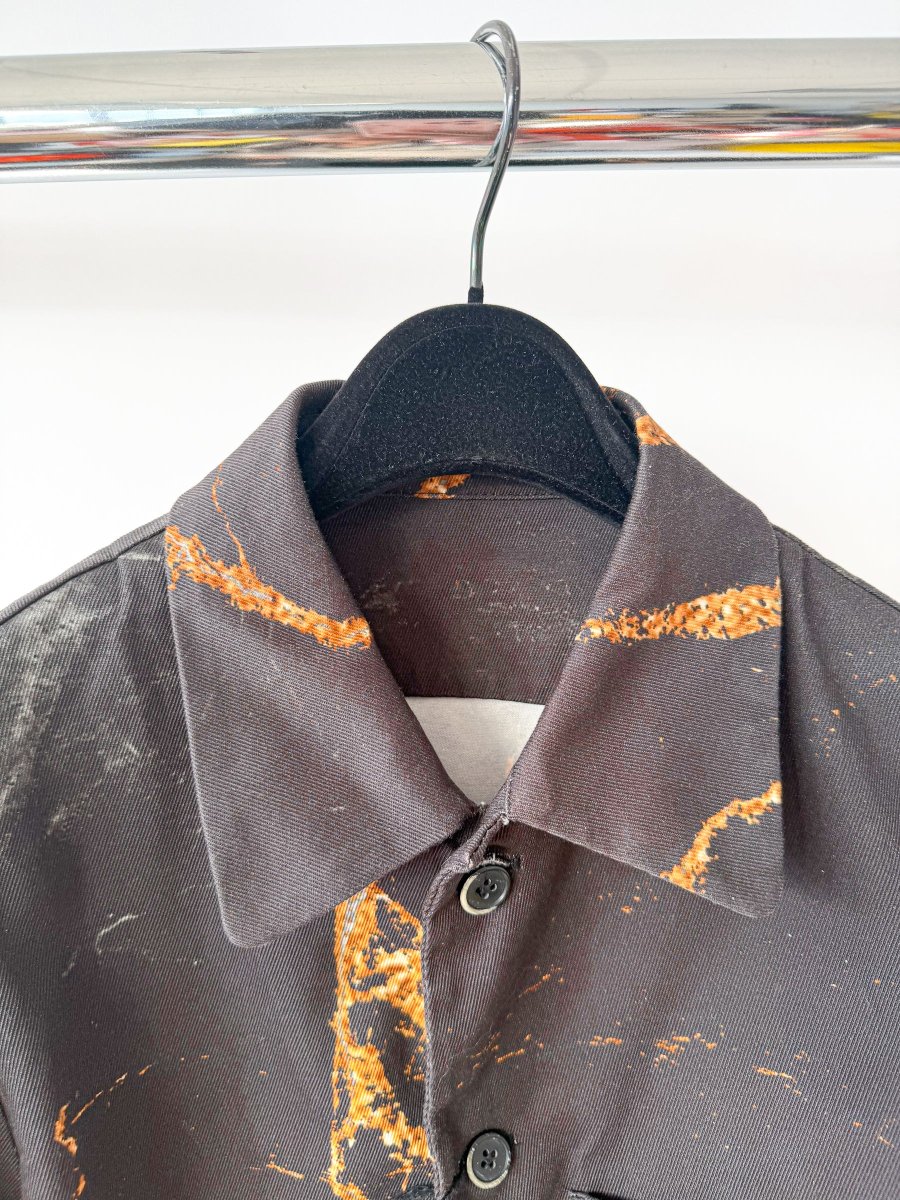 Barena Cotton Canvas Over Shirt Jacket In Black - Imagen 5
