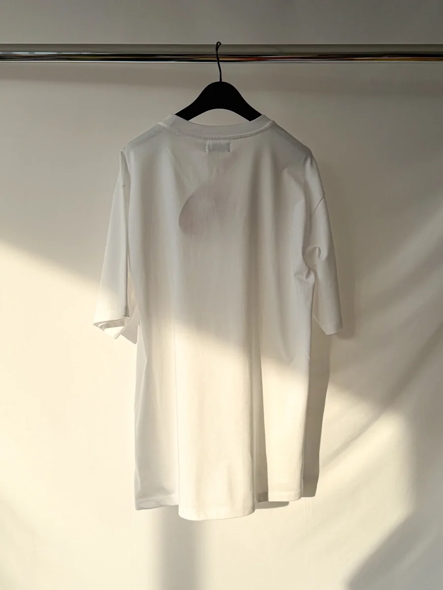 Late Checkout White Tee Shirt - Imagen 4
