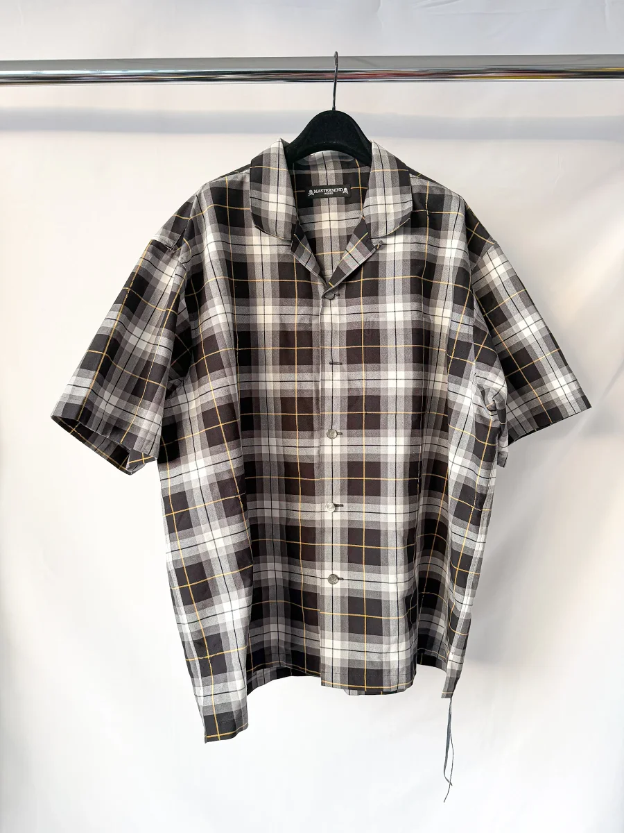 Mastermind World Grey Checked Oversized Shirt Overshirt - Imagen 2