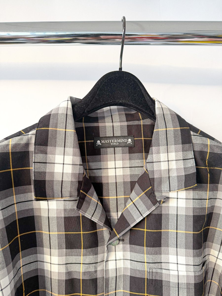 Mastermind World Grey Checked Oversized Shirt Overshirt - Imagen 6