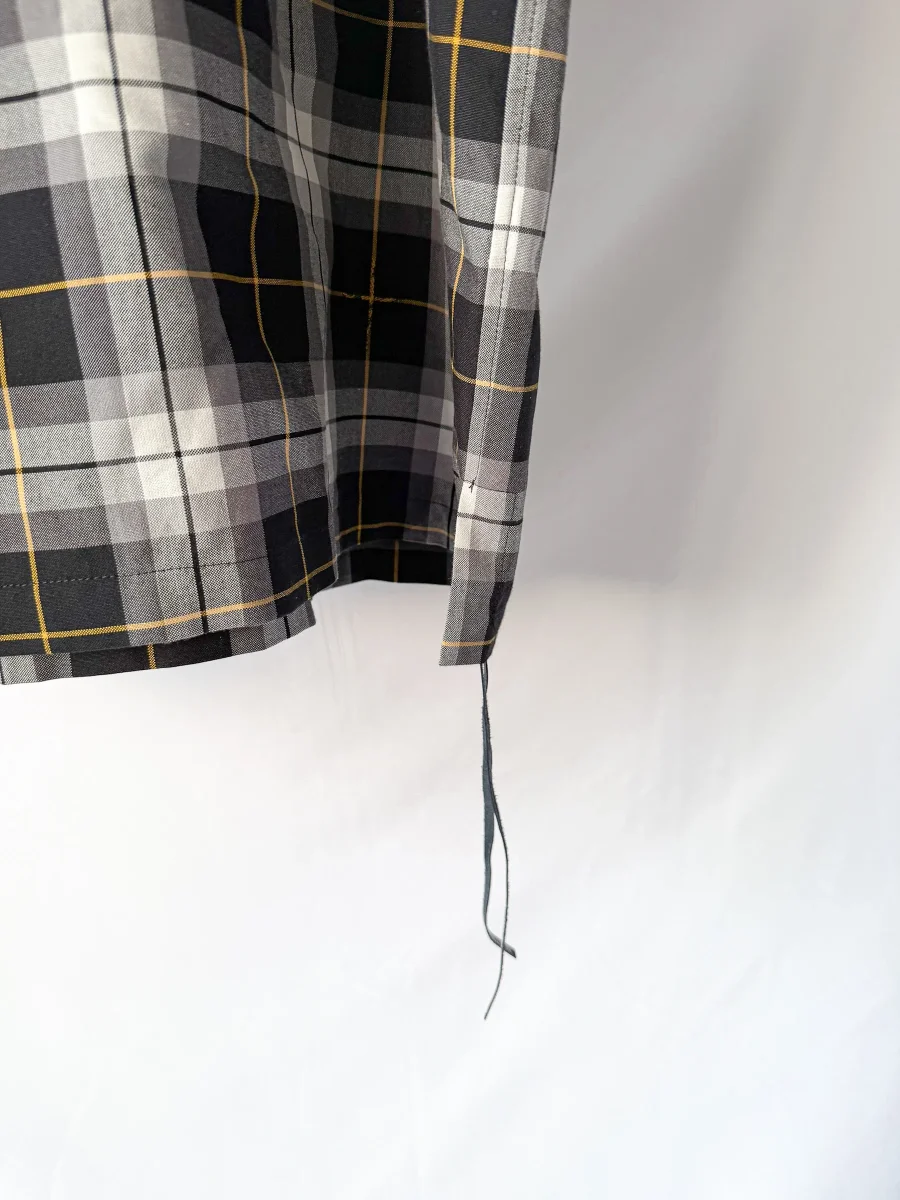 Mastermind World Grey Checked Oversized Shirt Overshirt - Imagen 5