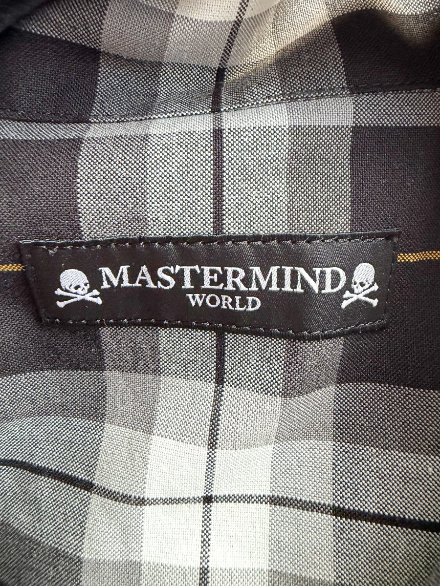 Mastermind World Grey Checked Oversized Shirt Overshirt - Imagen 9