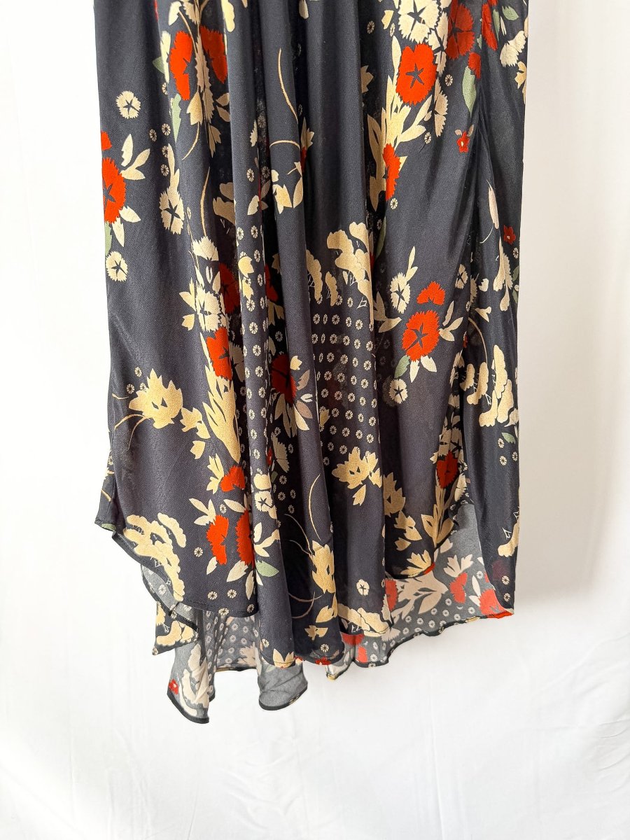 Rixo London Black Trula Floral Print Maxi Dress - Imagen 7