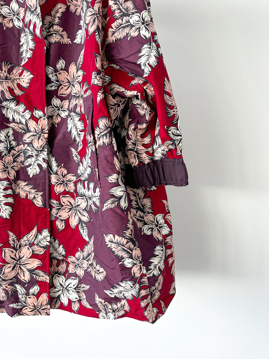 Moncler Astrophy Floral Jacket Burgundy - Imagen 5