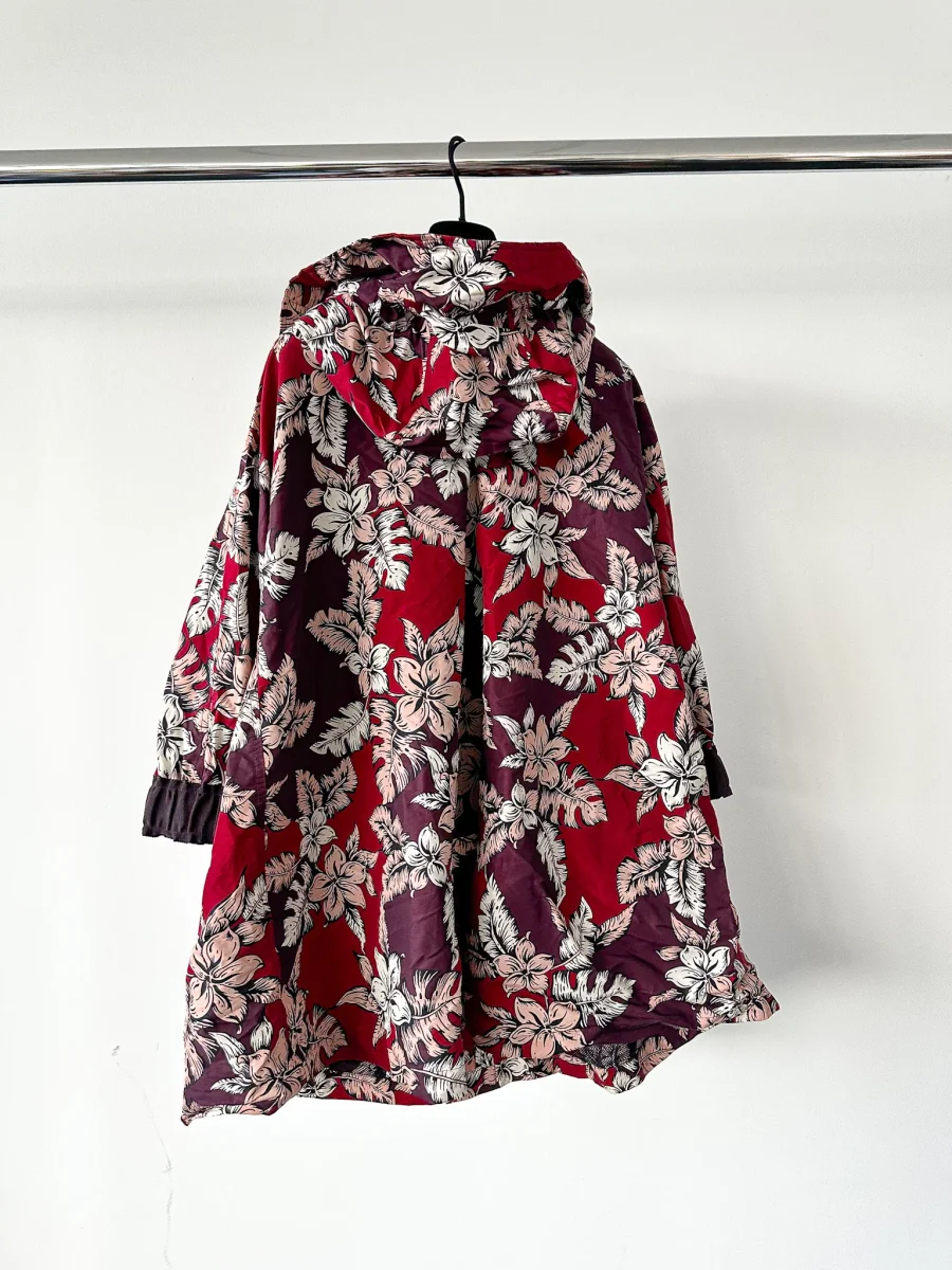 Moncler Astrophy Floral Jacket Burgundy - Imagen 3