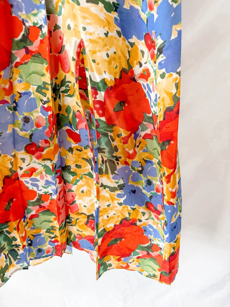 Rixo London Camellia Floral Print Long Sleeve Crepe Midi Dress - Imagen 6