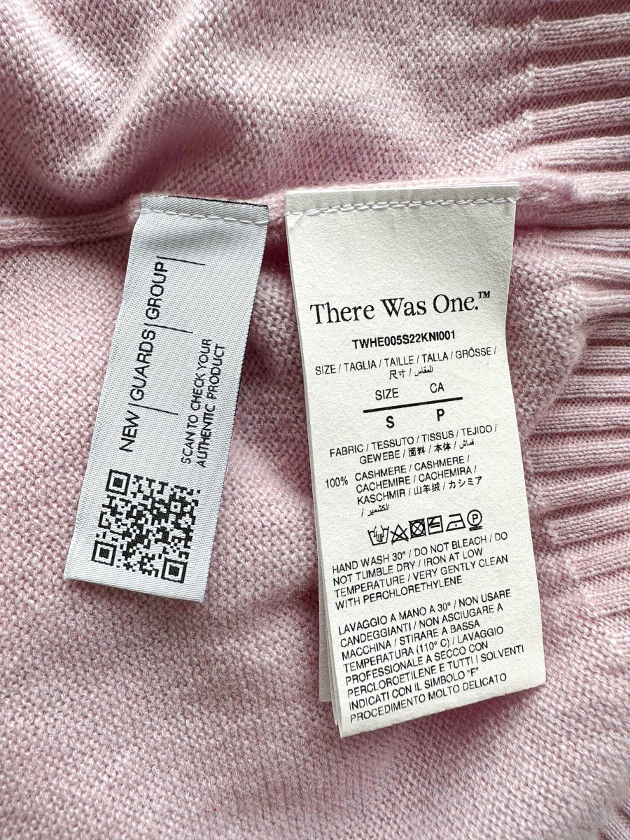 There Was One 100% Cashmere Lavender Long Sleeve Loose Fit Jumper - Imagen 7