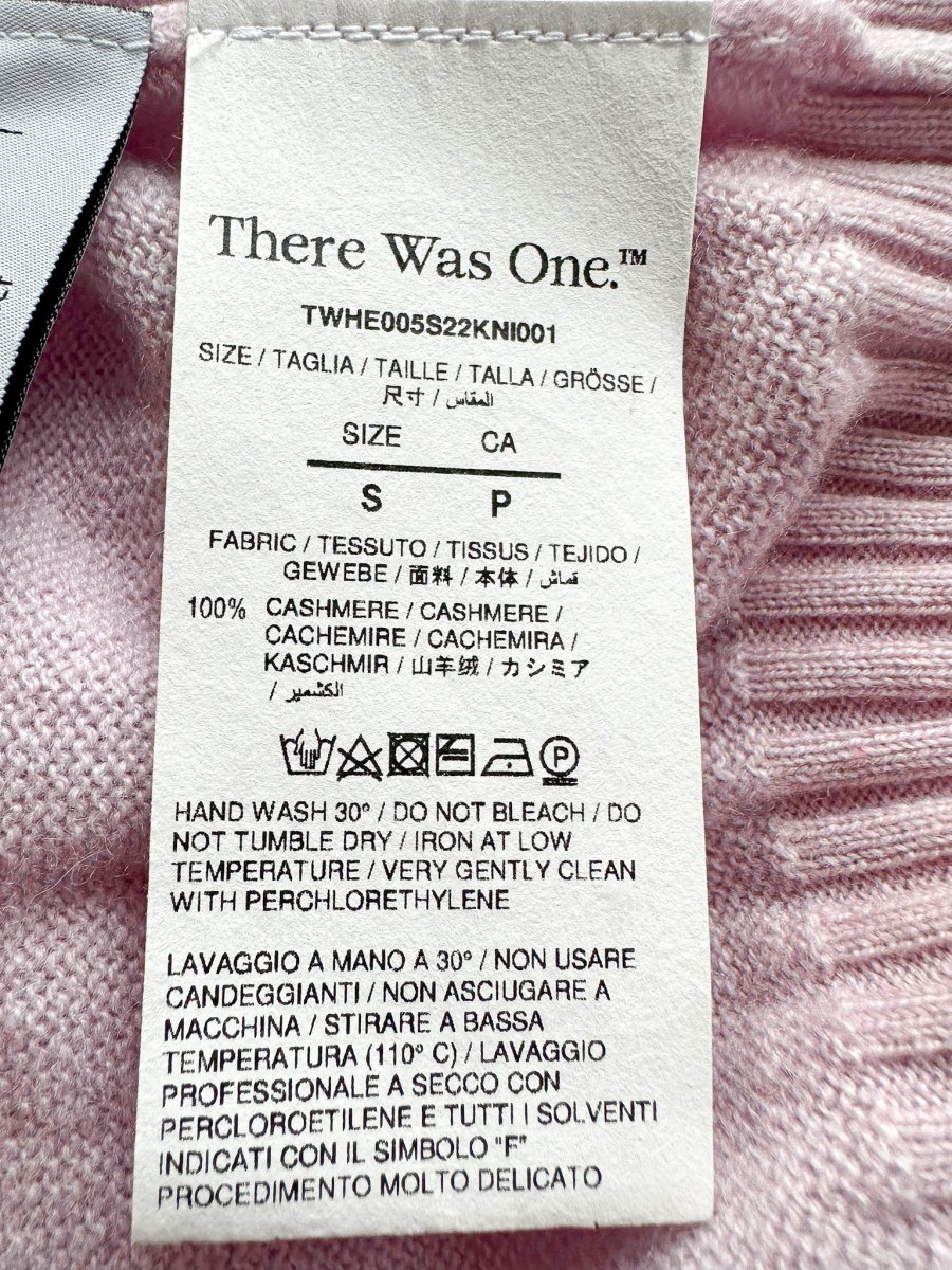 There Was One 100% Cashmere Lavender Long Sleeve Loose Fit Jumper - Imagen 8