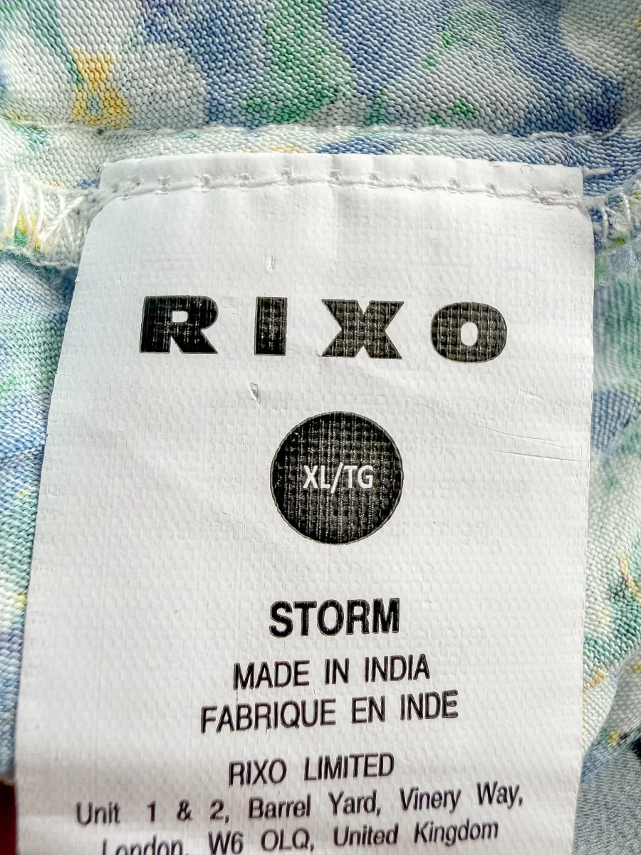 Rixo London Storm Blue Floral Lace Trim Sleeveless Crepe Dress - Imagen 7