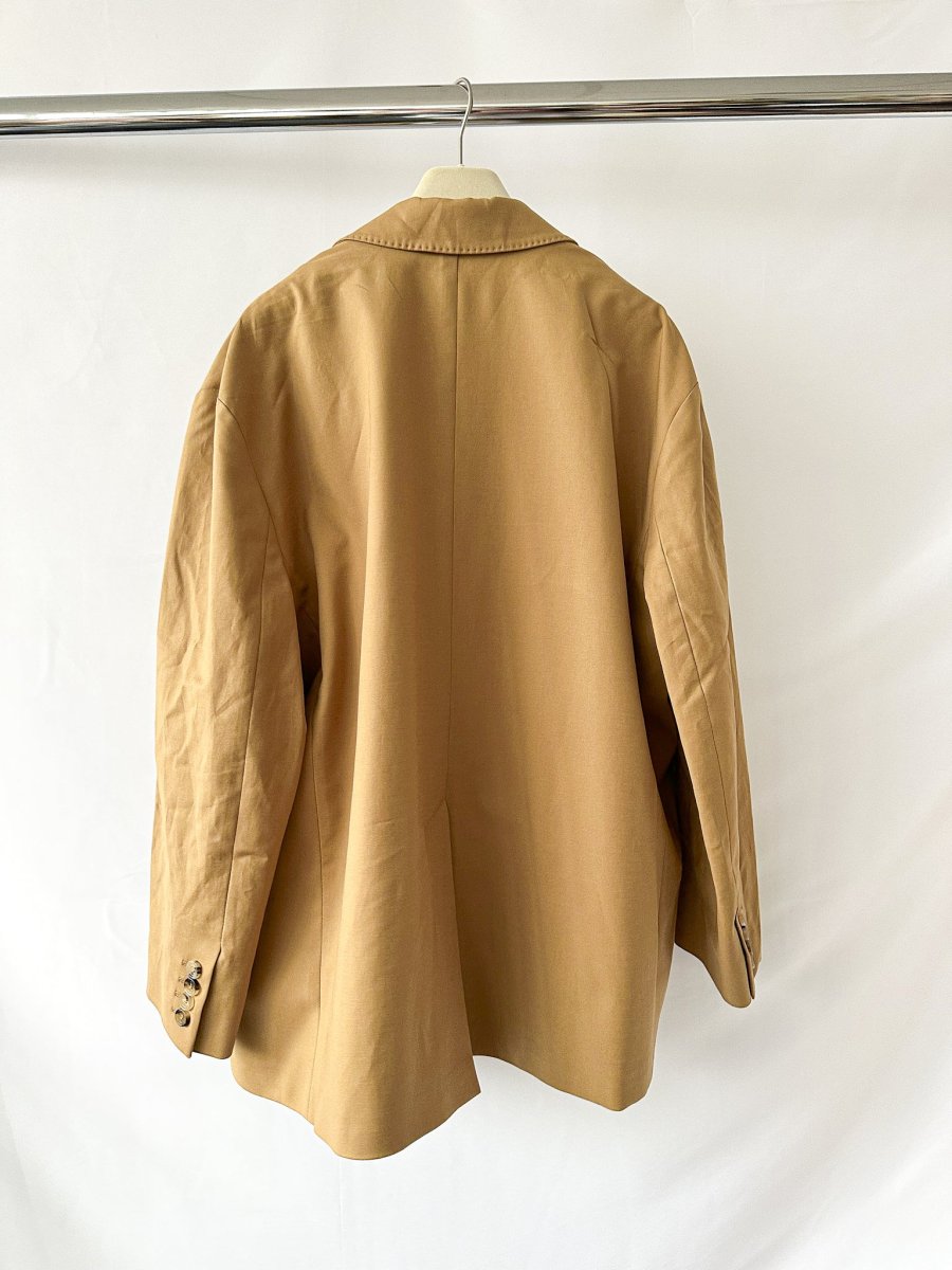 Max Mara Light Brown Monica Oversized Blazer Jacket - Imagen 4