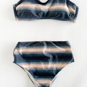 Vix Paula Hermanny Bandeau Top High Waist Bikini Set