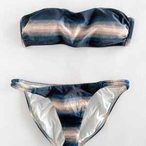 Vix Paula Hermanny Bandeau Top Double Twin Waist Bikini Set
