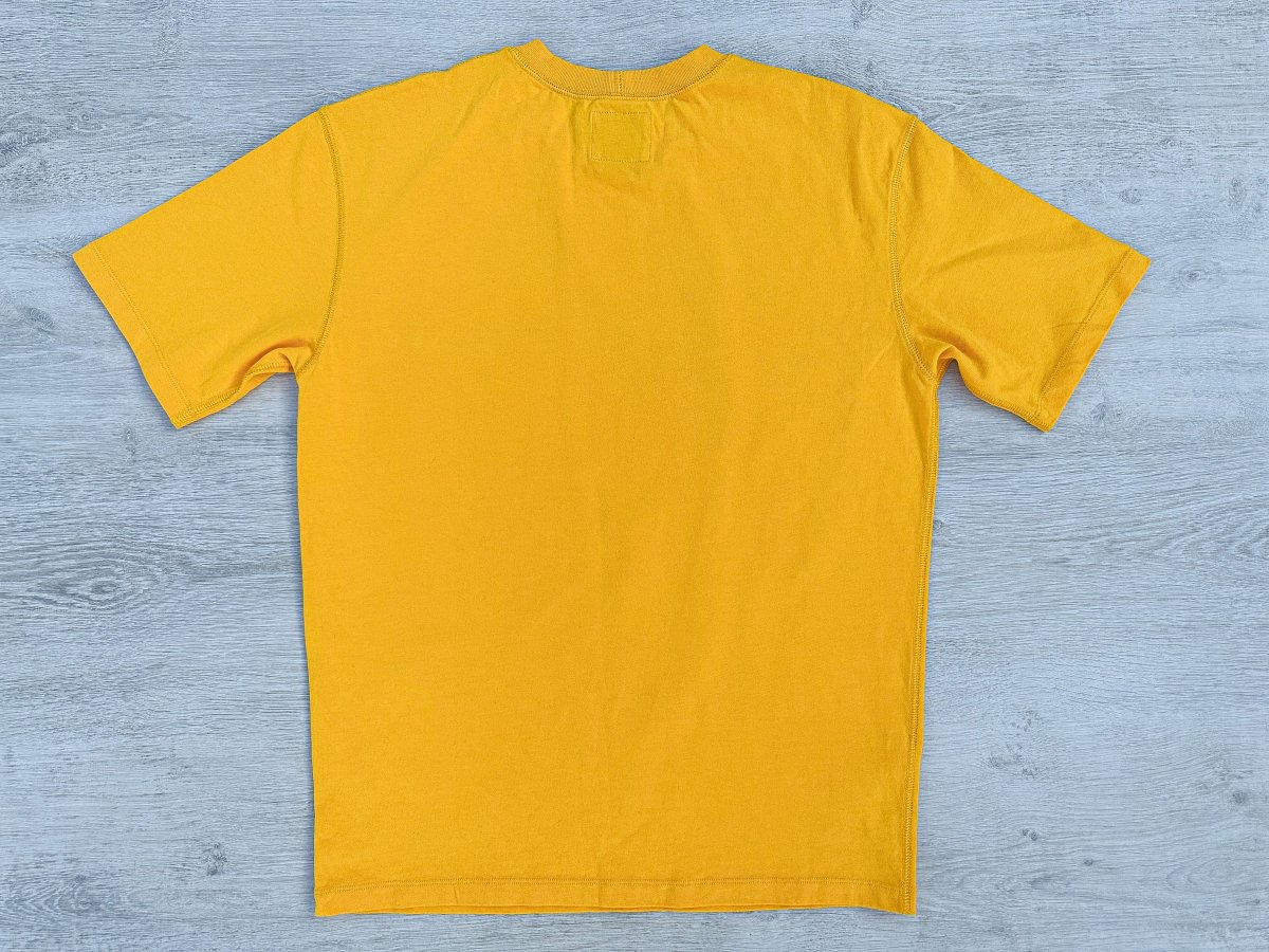 Drake's Yellow Short Sleeve Hiking Tee Shirt - Imagen 3
