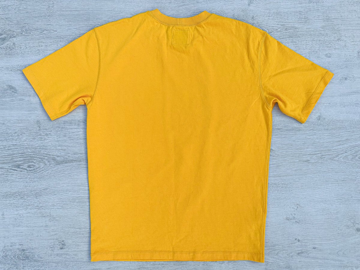 Drake's Yellow Short Sleeve Hiking Tee Shirt - Imagen 4