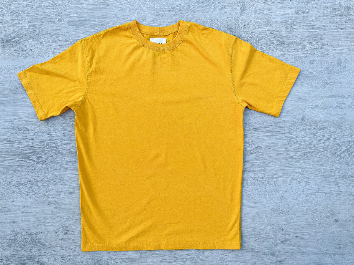 Drake's Yellow Short Sleeve Hiking Tee Shirt - Imagen 8