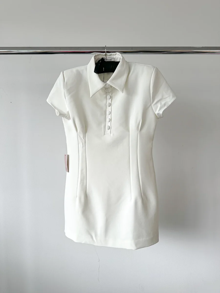 Odd Muse Om The Ultimate Muse Collared Mini Dress - Imagen 3