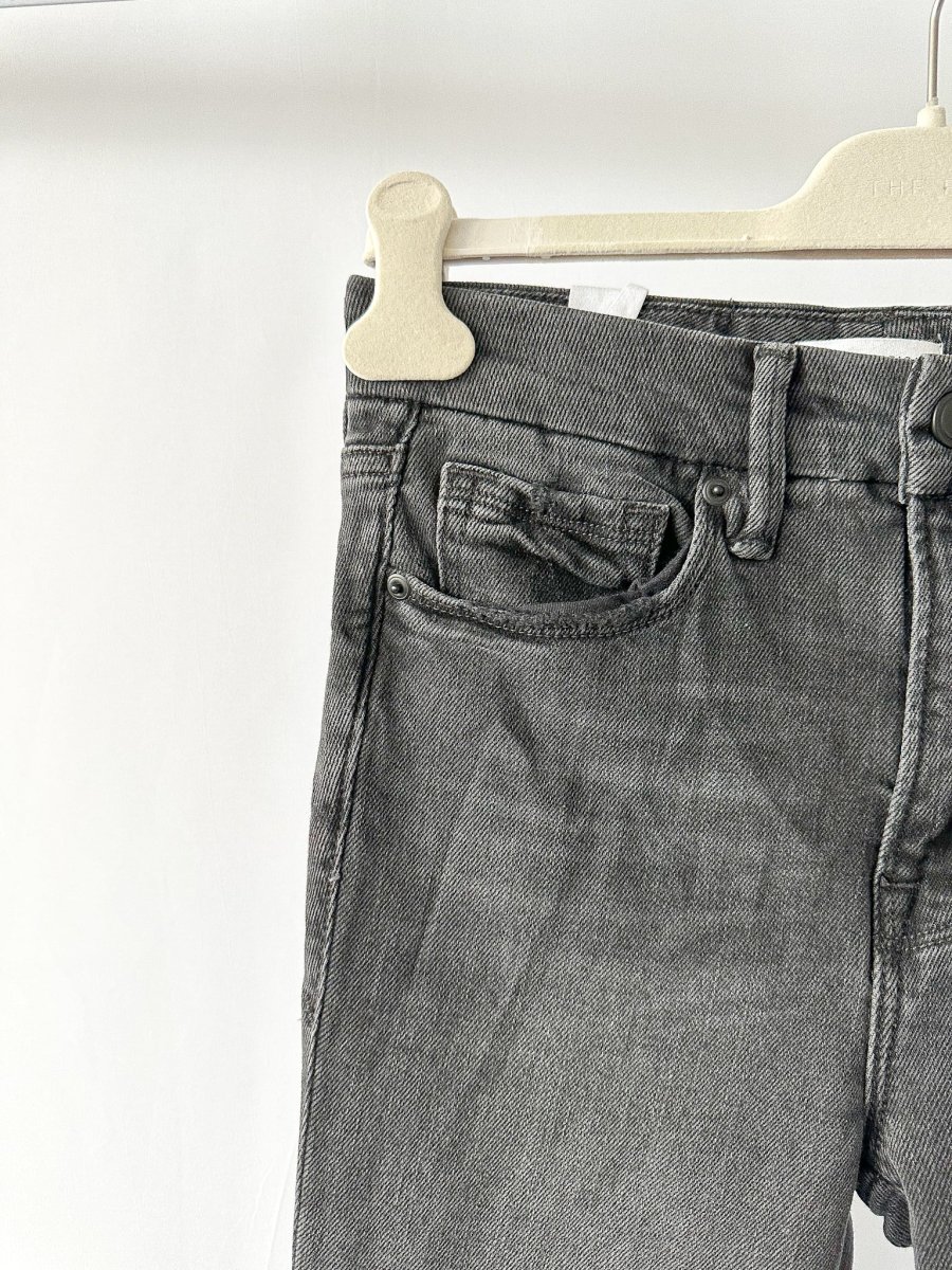 Good American Black Straight Leg Jeans - Imagen 3