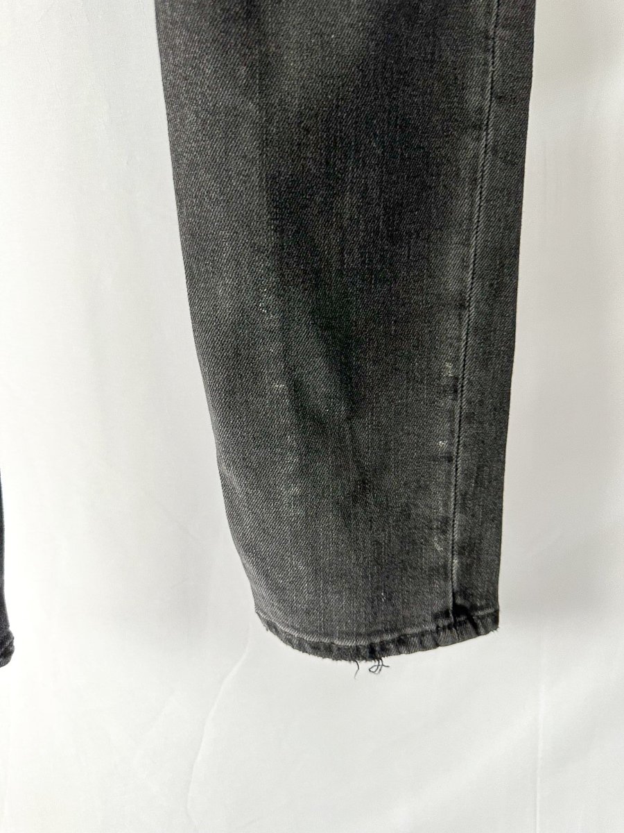 Good American Black Straight Leg Jeans - Imagen 8