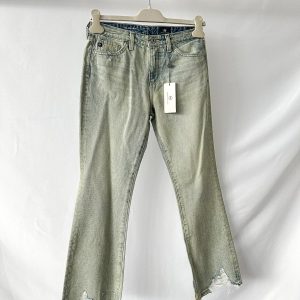 AG Jeans Denim Acid Dirt Wash Jodi Crop Jeans