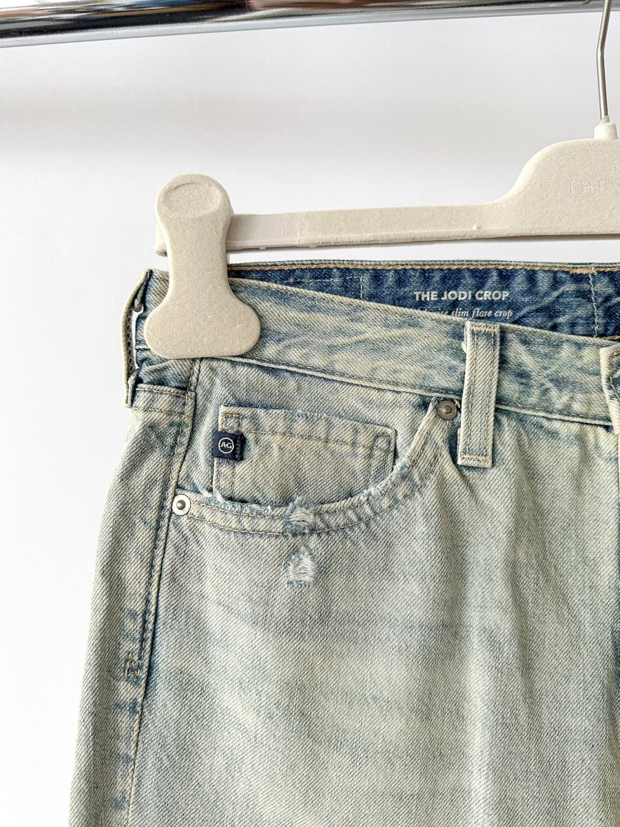 AG Jeans Denim Acid Dirt Wash Jodi Crop Jeans - Imagen 4