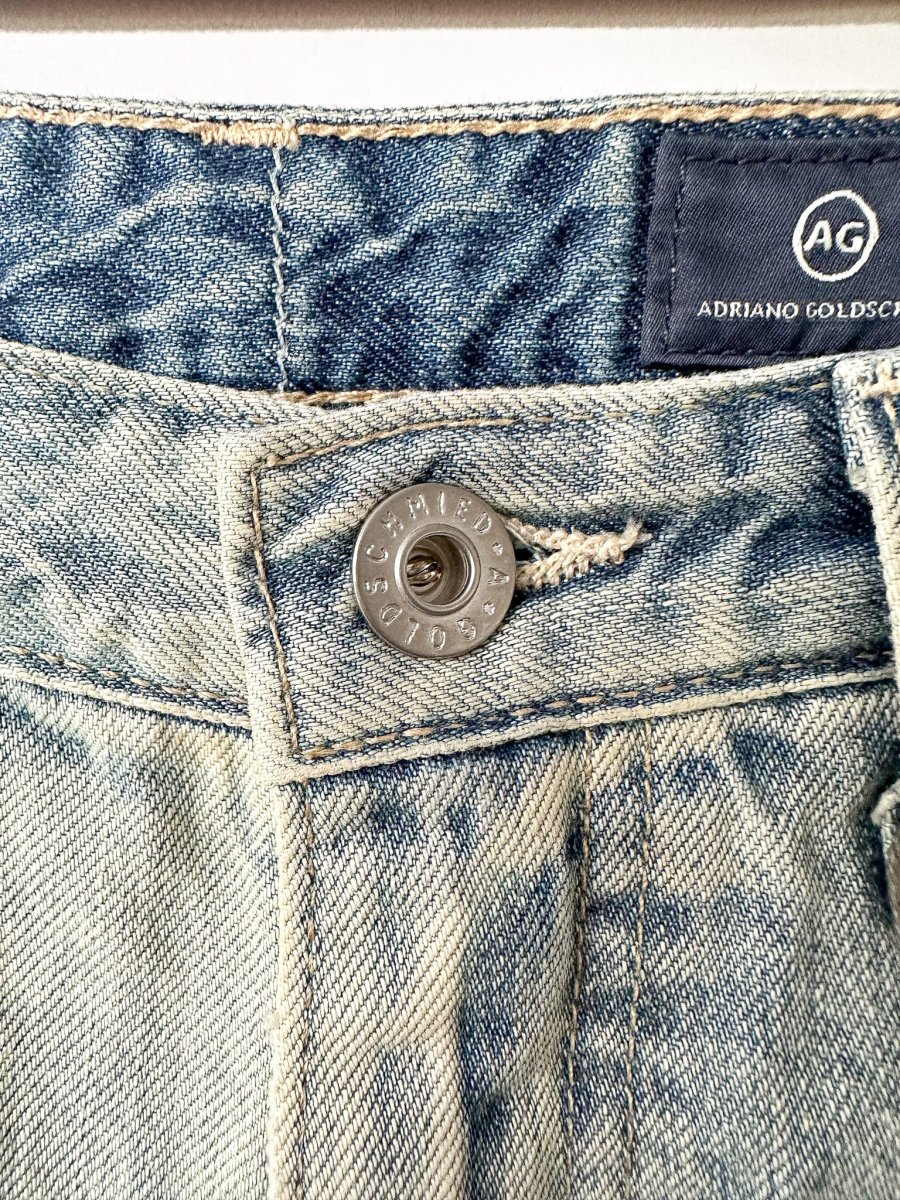 AG Jeans Denim Acid Dirt Wash Jodi Crop Jeans - Imagen 7